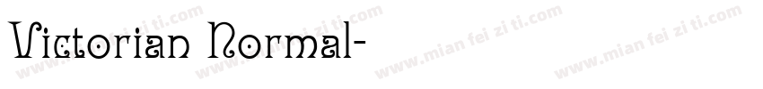 Victorian Normal字体转换